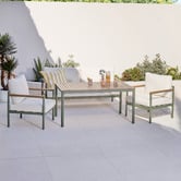 Temple &amp; Webster 5 Seater Coogee Outdoor Lounge Dining Set