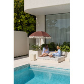 Temple &amp; Webster 1.8m Fringed Beach Umbrella