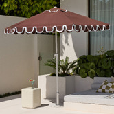 Temple &amp; Webster 2.7m Scalloped Market Umbrella