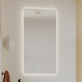 Temple &amp; Webster Vera 900 x 450mm LED Bathroom Mirror with Defogger