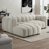 Temple &amp; Webster Nelson Premium 3 Seater Upholstered Sofa with Chaise