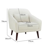 Temple &amp; Webster Perla Upholstered Armchair