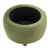 Temple &amp; Webster Tilly Velvet Storage Ottoman