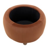 Temple &amp; Webster Tilly Velvet Storage Ottoman
