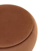 Temple &amp; Webster Tilly Velvet Storage Ottoman