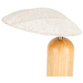 Temple &amp; Webster Arthur Asymmetrical Rubberwood Table Lamp