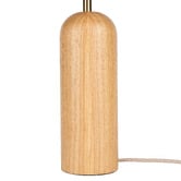 Temple &amp; Webster Arthur Asymmetrical Rubberwood Table Lamp