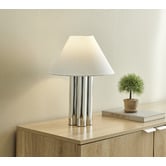 Temple &amp; Webster Alma Stacked Column Iron Table Lamp
