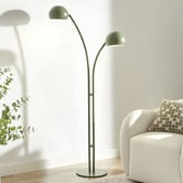 Temple &amp; Webster Baxter Iron 2 Light Floor Lamp