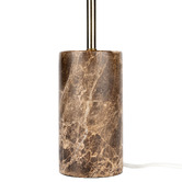 Temple &amp; Webster Tove Marble &amp; Rattan Table Lamp