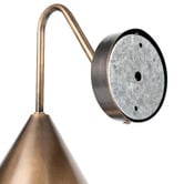 Temple &amp; Webster Presley Curved Arm Outdoor Wall Light
