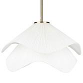 Temple &amp; Webster Molly Fabric Layered Pendant Light