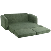 Temple &amp; Webster Nani 3 Seater Queen Upholstered Sofa Bed