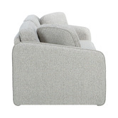Temple &amp; Webster Nani 3 Seater Queen Upholstered Sofa Bed
