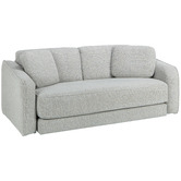 Temple &amp; Webster Nani 3 Seater Queen Upholstered Sofa Bed