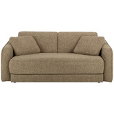 Temple &amp; Webster Nani 3 Seater Queen Upholstered Sofa Bed