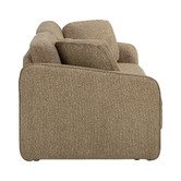 Temple &amp; Webster Nani 3 Seater Queen Upholstered Sofa Bed