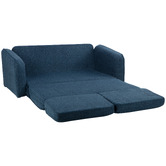 Temple &amp; Webster Nani 3 Seater Queen Upholstered Sofa Bed