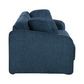 Temple &amp; Webster Nani 3 Seater Queen Upholstered Sofa Bed