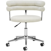 Temple &amp; Webster Astrid Chenille Office Chair