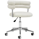 Temple &amp; Webster Astrid Chenille Office Chair