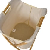 Temple &amp; Webster Bamboo Foldable Laundry Hamper