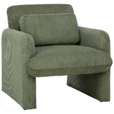 Temple &amp; Webster Rocket Corduroy Armchair