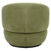 Temple &amp; Webster Tilly Velvet Swivel Armchair