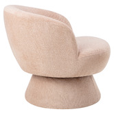 Temple &amp; Webster Eloise Chenille Swivel Armchair