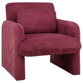Temple &amp; Webster Rocket Corduroy Armchair