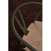 Temple &amp; Webster Olive Hans Wegner Wishbone Replica Solid Beech Wood Dining Chairs