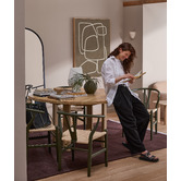 Temple &amp; Webster Olive Hans Wegner Wishbone Replica Solid Beech Wood Dining Chairs