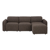 Temple &amp; Webster Barton 4 Seater Modular Sofa &amp; Ottoman Set