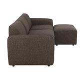 Temple &amp; Webster Barton 4 Seater Modular Sofa &amp; Ottoman Set
