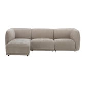 Temple &amp; Webster Vivian 4 Seater Sofa with Chaise