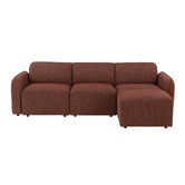 Temple &amp; Webster Barton 4 Seater Modular Sofa &amp; Ottoman Set