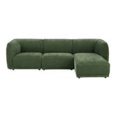 Temple &amp; Webster Vivian 4 Seater Sofa with Chaise
