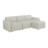 Temple &amp; Webster Barton 4 Seater Modular Sofa &amp; Ottoman Set