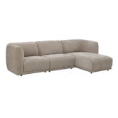 Temple &amp; Webster Vivian 4 Seater Sofa with Chaise