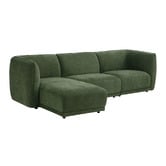 Temple &amp; Webster Vivian 4 Seater Sofa with Chaise