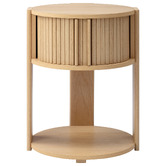 Temple &amp; Webster Tammy Tambour Bedside Table