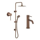 Temple &amp; Webster Clovelly Bronze Mixer Tapware &amp; Shower Package