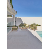 Temple &amp; Webster 5 Seater Olive Green River Outdoor Sofa Set
