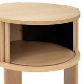 Temple &amp; Webster Tammy Tambour Bedside Table