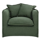 Temple &amp; Webster Montauk Upholstered Slipcover Armchair