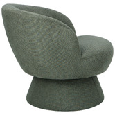 Temple &amp; Webster Eloise Chenille Swivel Armchair