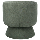 Temple &amp; Webster Eloise Chenille Swivel Armchair