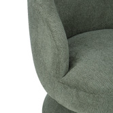 Temple &amp; Webster Eloise Chenille Swivel Armchair