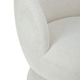 Temple &amp; Webster Eloise Chenille Swivel Armchair