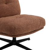 Temple &amp; Webster 2 Piece Jerome Swivel Accent Chair &amp; Ottoman Set